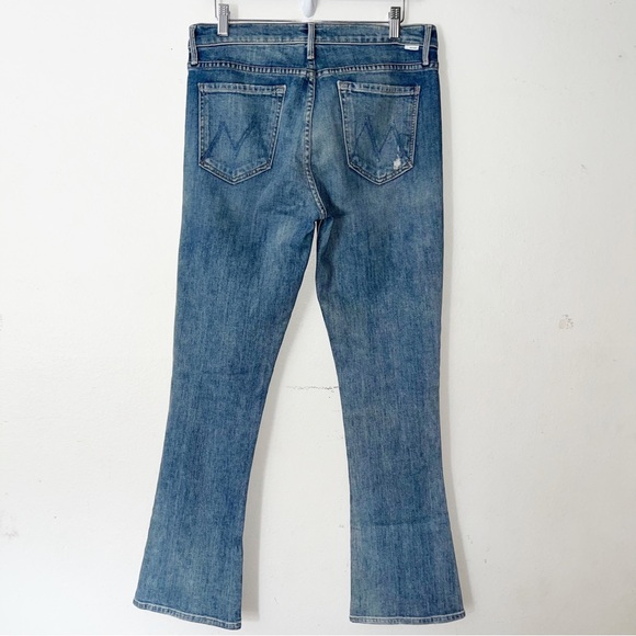 Mother The Runaway Weekender Flare Jean In Helter Skelter 30 - Picture 5 of 8